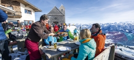 Gipfelrestaurant Hohe Salve im Winter